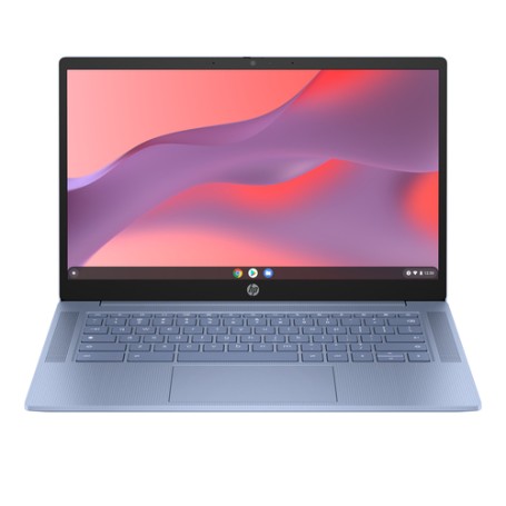 HP Chromebook 14a-nf0019nl Intel® N N100 35,6 cm (14") HD 4 GB LPDDR5-SDRAM Wi-Fi 6E (802.11ax) ChromeOS Argento (BX9C5EA#ABZ)