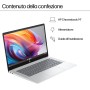 HP Chromebook 14a-nf0019nl Intel® N N100 35,6 cm (14") HD 4 GB LPDDR5-SDRAM Wi-Fi 6E (802.11ax) ChromeOS Argento (BX9C5EA#ABZ)