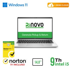 RINOVO NB HP 840 G6 i5-8X00U DDR4 8GB SSD 256GB 14" CLOUD20GB W11P Grade A 1Y Warranty 3 Mesi Batter (RN62522316)
