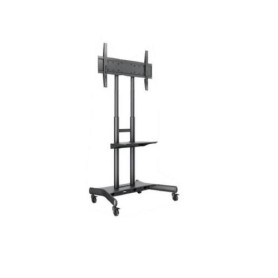 SUPPORTO MOBILE 800×600 con mensola REGOLABILE IN H PER SCHERMI FINO A 86'' ANCHE TOUCH SCREEN - OM07188