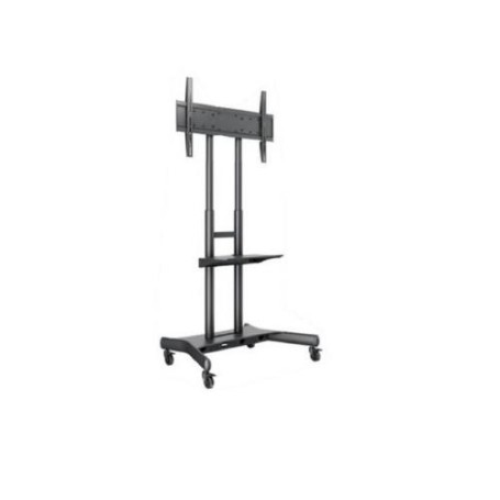 SUPPORTO MOBILE 800×600 con mensola REGOLABILE IN H PER SCHERMI FINO A 86'' ANCHE TOUCH SCREEN - OM07188