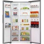 Hisense RS3P558NEIE frigorifero side-by-side Libera installazione 544 L Grigio, Acciaio inox