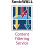 SonicWall Content Filtering Service Firewall Multilingua 1 anno/i (01-SSC-0608)
