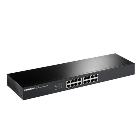 Edimax GS-1016 switch di rete Non gestito Gigabit Ethernet (10/100/1000) Nero (GS-1016)