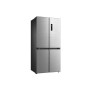 Midea MDRF632FIE46 frigorifero side-by-side Libera installazione 474 L E Grigio, Acciaio inox, Bianco