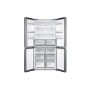 Midea MDRF632FIE46 frigorifero side-by-side Libera installazione 474 L E Grigio, Acciaio inox, Bianco