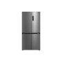 Midea MDRF632FIE46 frigorifero side-by-side Libera installazione 474 L E Grigio, Acciaio inox, Bianco