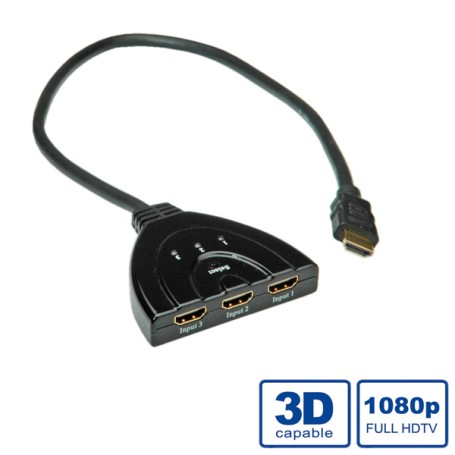 Value HDMI Switch, Automatic, 3-way (RO14.99.3565)