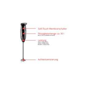 ESGE 95305 frullatore Frullatore ad immersione 45 W Nero