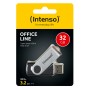Intenso USB 32GB OFFICE LINE 3.2 Gen1 Silver-Black unità flash USB USB tipo A 3.2 Gen 1 (3.1 Gen 1) Nero, Argento (3543480)