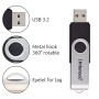 Intenso USB 128GB OFFICE LINE 3.2 Gen1 Silver-Black unità flash USB USB tipo A 3.2 Gen 1 (3.1 Gen 1) Nero, Argento (3543491)