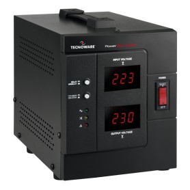 Tecnoware Power Reg 3000VA regolatore di tensione 2 presa(e) AC 230 V Nero (FSTELPRE3000M)