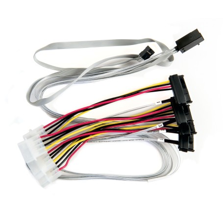 Microsemi ADAPTEC I-RA-HDMSAS-4SAS-SB-.8M 0,8 m 6 Gbit/s Multicolore (2279600-R)