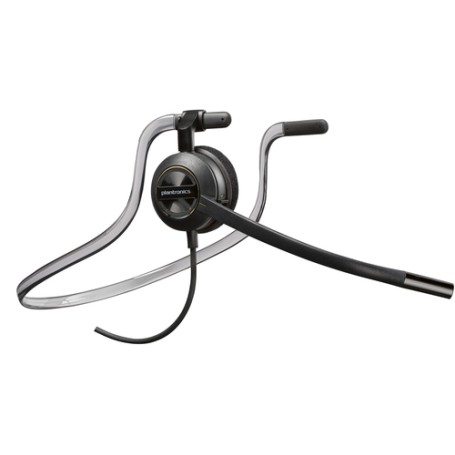 POLY EncorePro HW540 Auricolare Cablato A clip, A Padiglione, Passanuca Ufficio Nero (88828-02)