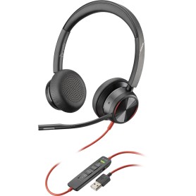 POLY Blackwire 8225 Cuffia Padiglione auricolare USB tipo A Nero (214408-01)