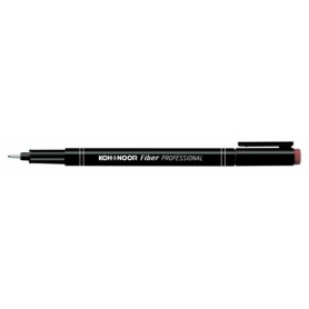 Koh-I-Noor Fiber Professional penna tecnica Nero 6 pz (DH21005A)