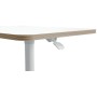 Leitz 65360001 piano di scrivania per computer Forma quadrata Alluminio Bianco