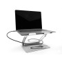DeLOCK Supporto per tablet e portatile con docking station integrata 4K - HDMI / DisplayPort / LAN / Hub / HDR / PD (18442)