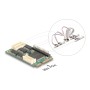DeLOCK 95279 scheda di interfaccia e adattatore Interno Mini PCIe
