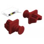 DeLOCK 86510 copertura antipolvere per porta 10 pz RJ-45