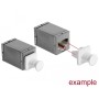 DeLOCK 86507 copertura antipolvere per porta 10 pz RJ-45