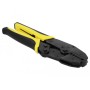 DeLOCK 90296 pinza crimpatrice Nero, Giallo