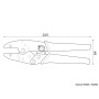 DeLOCK 90295 pinza crimpatrice Nero, Giallo