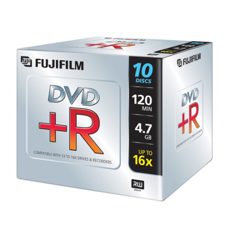 Fujifilm DVD+R 4,7Gb jewelcase 16x 10 pz (47590)