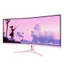 Arozzi Nova 34″ Curved Monitor PC 86,4 cm (34") 3440 x 1440 Pixel 4K Ultra HD LED Rosa (AZ-NO-34T2K165-PNK)