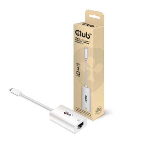 CLUB3D USB TYPE C 3.1 GEN 1 GEN 1  MALE  TO 1GB ETHERNET FEMALE ACTIVE ADAPTER (CAC-1519)