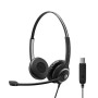 EPOS | SENNHEISER IMPACT SC 260 USB Cuffia Padiglione auricolare USB tipo A Nero (1000517)