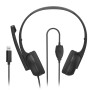 Hama HS-USB250 V2 Auricolare Cablato A Padiglione Ufficio USB tipo A Nero (00139934)