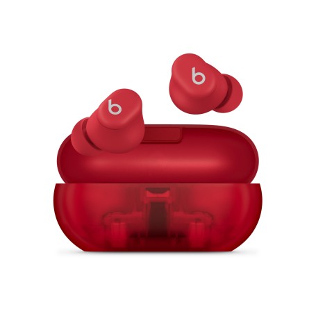 Apple Beats Solo Buds - Auricolari true wireless - Rosso trasparente (MUW03ZM/A)