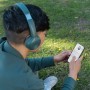 JLab Go Lux ANC Auricolare Wireless A Padiglione Musica e Chiamate USB tipo-C Bluetooth Salvia (IEUHBGOLUXANCRSGE93)