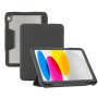 Mobilis 062006 custodia per tablet 27,9 cm (11") Custodia flip a libro Nero, Trasparente