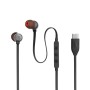 JBL Tune 310C Auricolare Cablato In-ear Musica e Chiamate USB tipo-C Nero (JBLT310CBLK)