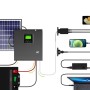 Green Cell INVSOL03 adattatore e invertitore Interno/esterno 2000 W Nero
