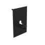 Ergonomic Solutions SpacePole Kiosk & Signage SPSK504 accessorio di sistema POS Supporto POS Nero Metallo
