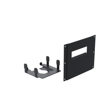 Ergonomic Solutions SpacePole Kiosk & Signage SPK609 accessorio di sistema POS Attacco laterale POS Nero Metallo