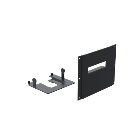 Ergonomic Solutions SpacePole Kiosk & Signage SPK610 accessorio di sistema POS Attacco laterale POS Nero Metallo