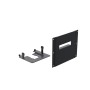 Ergonomic Solutions SpacePole Kiosk & Signage SPK610 accessorio di sistema POS Attacco laterale POS Nero Metallo