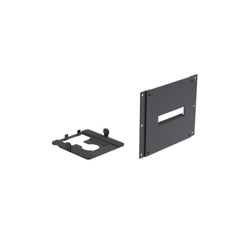 Ergonomic Solutions SpacePole Kiosk & Signage SPK604 accessorio di sistema POS Attacco laterale POS Nero Metallo