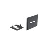 Ergonomic Solutions SpacePole Kiosk & Signage SPK604 accessorio di sistema POS Attacco laterale POS Nero Metallo