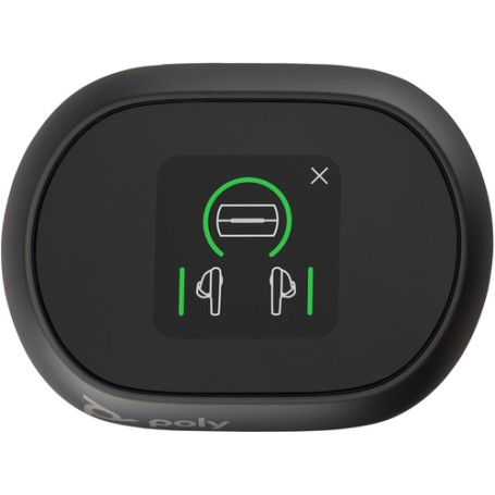 HP Poly Voyager Free 60+ UC Auricolare Wireless In-ear Musica e Chiamate USB tipo A Bluetooth Nero (7Y8G9AA)