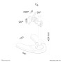 Neomounts by Newstar Supporto da scrivania per monitor (FPMA-D700)