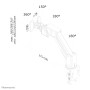 Neomounts by Newstar Supporto da scrivania per monitor (FPMA-D600)