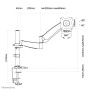 Neomounts by Newstar Supporto da scrivania per monitor (FPMA-D950)