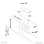 Neomounts by Newstar Supporto da soffitto per TV (PLASMA-C100D)