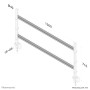 Neomounts by Newstar Barra portastrumenti per monitor (FPMA-DTB200)