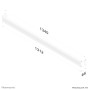 Neomounts by Newstar Barra portastrumenti per monitor/TV (FPMA-WTB100)